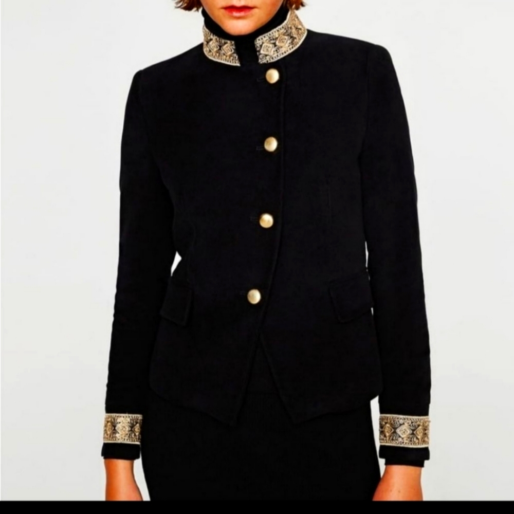 Zara velvet jacket